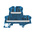 ENTRELEC SNK Series Blue Terminal Block, 4mm², 2-Level, Push In Termination