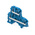 ENTRELEC SNK Series Blue Terminal Block, 4mm², 2-Level, Push In Termination