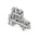 ENTRELEC SNK Series Grey Terminal Block, 4mm², 2-Level, Push In Termination