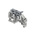 Entrelec 1SNK7084 Series Grey Modular Terminal Block, 0.5 – 6mm², 1-Level, Spring Termination, Fused
