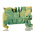 Rockwell Automation 1492-P Series Green/Yellow Feed Through Terminal Block