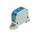 Entrelec 1SNF Series Blue, Grey Terminal Block, 2-Level, Cable Termination