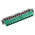 Legrand Distribution Block, 13 Way, 1.5 → 16 mm², 6 → 25 mm², 100A, 400 V ac, Green