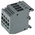 Entrelec Distribution Block, 4 Way, 4mm², 32A, 800 V, Grey
