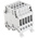 Entrelec Distribution Block, 5 Way, 4mm², 32A, 800 V, Grey