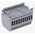 Entrelec Distribution Block, 10 Way, 4mm², 32A, 800 V, Grey