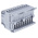 Entrelec Distribution Block, 10 Way, 4mm², 32A, 800 V, Grey