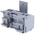 Entrelec Distribution Block, 2 Way, 10-70 inputmm², 200A, 800 V, Grey