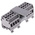 Entrelec Distribution Block, 2 Way, 10-70 inputmm², 200A, 800 V, Grey