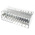 RS PRO Distribution Block, 12 Way, 16 mm², 25 mm², 50 mm², 160A, 500 V, Clear