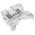 Entrelec ZS4 Series Grey Feed Through Terminal Block, 4mm², Double-Level, Screw Termination, ATEX