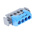 Legrand Distribution Block, 4 Way, 1.5 → 16mm², 80A, 400 V ac, Blue