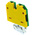Weidmuller 2-Way EK 2.5 Earth Terminal Block, 2.5mm², 26 → 12 AWG Wire, Screw Down, Nylon Housing, ATEX