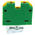 Weidmuller 2-Way EK 2.5 Earth Terminal Block, 2.5mm², 26 → 12 AWG Wire, Screw Down, Nylon Housing, ATEX