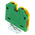 Weidmuller 2-Way EK 2.5 Earth Terminal Block, 2.5mm², 26 → 12 AWG Wire, Screw Down, Nylon Housing, ATEX