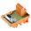 RS PRO 9-Contact Male Interface Module, D-sub Connector, DIN Rail Mount, 1A