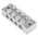 RS PRO 4-Way Double Screw Earth Terminal Block, 0 to 16mm², 0 → 16 AWG Wire, Screw Down, Brass Housing