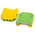 RS PRO 2-Way Earth Terminal Block, 4mm², 0.2 → 4 AWG Wire, Screw Down, Nylon Housing
