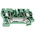 Weidmuller 2-Way ZPE4 DIN Rail Earth Terminal Block, 26 → 10 AWG Wire, Clamp, Wemid Housing