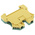 Weidmuller 2-Way WPE 10 Earth Terminal Block, 10mm², 16 → 6 AWG Wire, Screw Down, Wemid Housing, ATEX