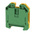 Weidmuller 2-Way WPE 35 Earth Terminal Block, 35mm², 12 → 2 AWG Wire, Screw Down, Wemid Housing, ATEX