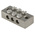 RS PRO 3-Way Double Screw Earth Terminal Block, 0 to 16mm², 0 → 16 AWG Wire, Screw Down, Brass Housing