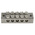 RS PRO 5-Way Double Screw Earth Terminal Block, 0 to 16mm², 0 → 16 AWG Wire, Screw Down, Brass Housing