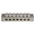 RS PRO 7-Way Double Screw Earth Terminal Block, 0 to 16mm², 0 → 16 AWG Wire, Screw Down, Brass Housing