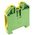 Weidmuller 2-Way WPE 16 Earth Terminal Block, 16mm², 14 → 6 AWG Wire, Screw Down, Wemid Housing, ATEX