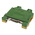 RS PRO 2-Way Earth Terminal Block, 10mm², 16 → 6 AWG Wire, Screw Down, Nylon Housing