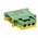 Phoenix Contact 2-Way USLKG 16 N Earth Terminal Block, 12 → 4 AWG Wire, Screw Down, Polyamide Housing, ATEX