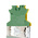 Phoenix Contact 2-Way DIN Rail Earth Modular Terminal Block, 0.2 → 4mm², 24 → 12 AWG Wire, Screw Down,