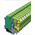 RS PRO 2-Way DIN Rail Earth Block, 0.2 to 2.5mm², 26 → 12 AWG Wire, Screw