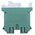 RS PRO 2-Way DIN Rail Earth Block, 0.2 to 4mm², 26 → 10 AWG Wire, Screw