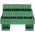 Phoenix Contact FLKM-D25 SUB/S Series 25-Contact Male Interface Module, D-sub Connector, DIN Rail Mount, 2.5A