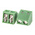Phoenix Contact MKDS 1/ 2-3.81 Series PCB Terminal Block, 2-Contact, 3.81mm Pitch, Through Hole Mount, 2-Row, Solder