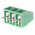 Phoenix Contact MKDS 1/ 3-3.81 Series PCB Terminal Block, 3-Contact, 3.81mm Pitch, Through Hole Mount, 1-Row, Solder