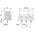 Phoenix Contact MKDSN 1.5/ 3-5.08 Series PCB Terminal Block, 5.08mm Pitch, Through Hole Mount, 1-Row, Solder Termination