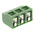 RS PRO PCB Terminal Block, 3-Contact, 5.08mm Pitch, Through Hole Mount, 1-Row, Screw Termination