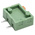 RS PRO PCB Terminal Block, 1-Contact, 2.54mm Pitch, Through Hole Mount, 1-Row, Spring Cage Termination