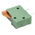 RS PRO PCB Terminal Block, 1-Contact, 2.54mm Pitch, Through Hole Mount, 1-Row, Spring Cage Termination