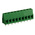 RS PRO PCB Terminal Block, 9-Contact, 5mm Pitch, Through Hole Mount, 1-Row, Screw Termination