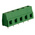 RS PRO PCB Terminal Block, 5-Contact, 7.5mm Pitch, Through Hole Mount, 1-Row, Screw Termination