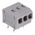 TE Connectivity PCB Terminal Block, 3-Contact, 3.81mm Pitch, Through Hole Mount, 1-Row, Solder Termination