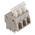 TE Connectivity PCB Terminal Block, 3-Contact, 5mm Pitch, Through Hole Mount, 1-Row, Solder Termination