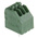 TE Connectivity PCB Terminal Block, 3-Contact, 2.5mm Pitch, Through Hole Mount, 1-Row, Solder Termination