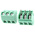 Phoenix Contact SMKDS 3/ 3-5.08 Series PCB Terminal Block, 3-Contact, 5.08mm Pitch, Through Hole Mount, 1-Row, Screw