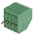 Phoenix Contact PTSA 0.5/ 4-2.5-F Series PCB Terminal Block, 4-Contact, 2.5mm Pitch, Through Hole Mount, Solder