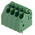 Phoenix Contact PTSA 1.5/ 4-3.5-Z Series PCB Terminal Block, 3.5mm Pitch, Through Hole Mount, Solder Termination