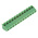 Phoenix Contact MKDS 1/12-3.81 Series PCB Terminal Block, 12-Contact, 3.81mm Pitch, Through Hole Mount, 1-Row, Screw